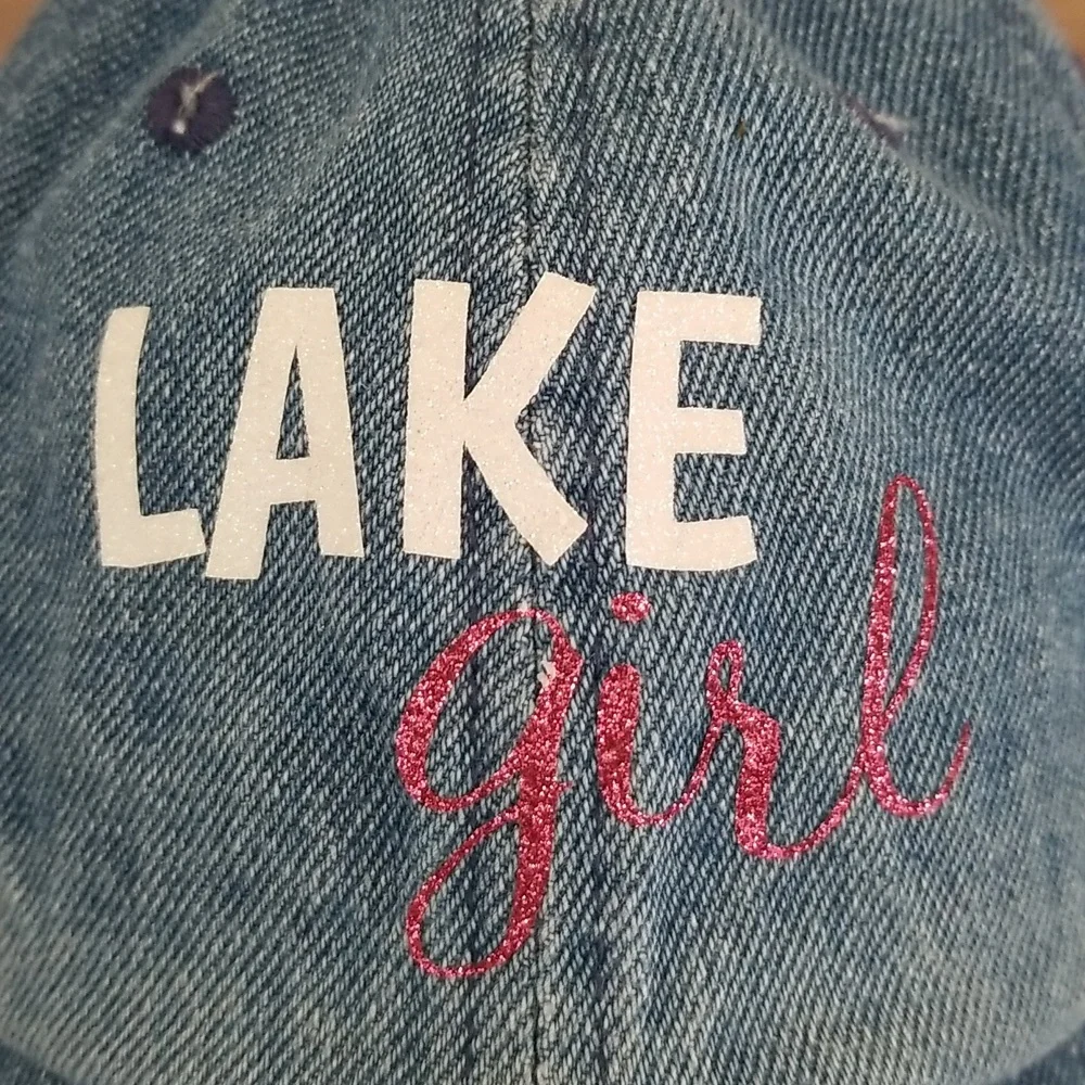 KBETHOS Vintage Distressed Lake Girl Ballcap